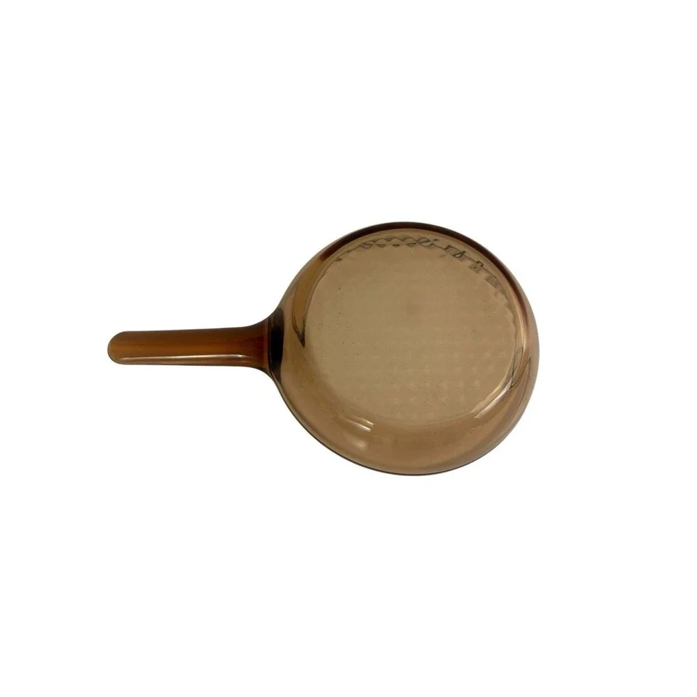 Vtg Corning Vision Ware Amber Waffle Bottom 7